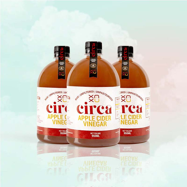 Circa Apple Cider Vinegar – Organic Digestive Support | 3x950ml