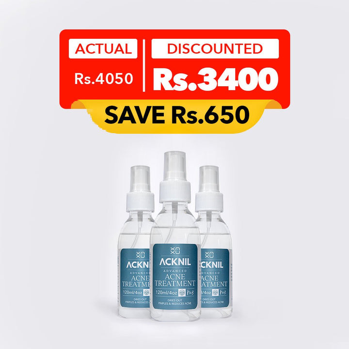 Acknil Serum - 3 x 120ml - XAXU Pakistan