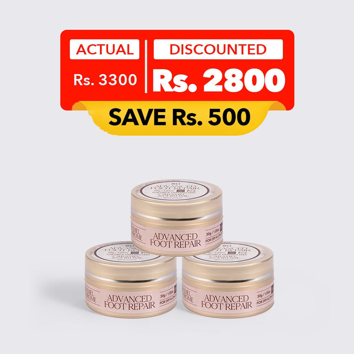 Foot Repair Cream - 3 x 30g - XAXU Pakistan